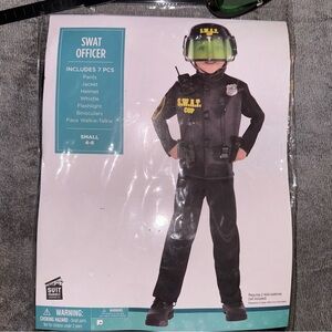 Child SWAT Costume, Size Small, 4-6, NWT